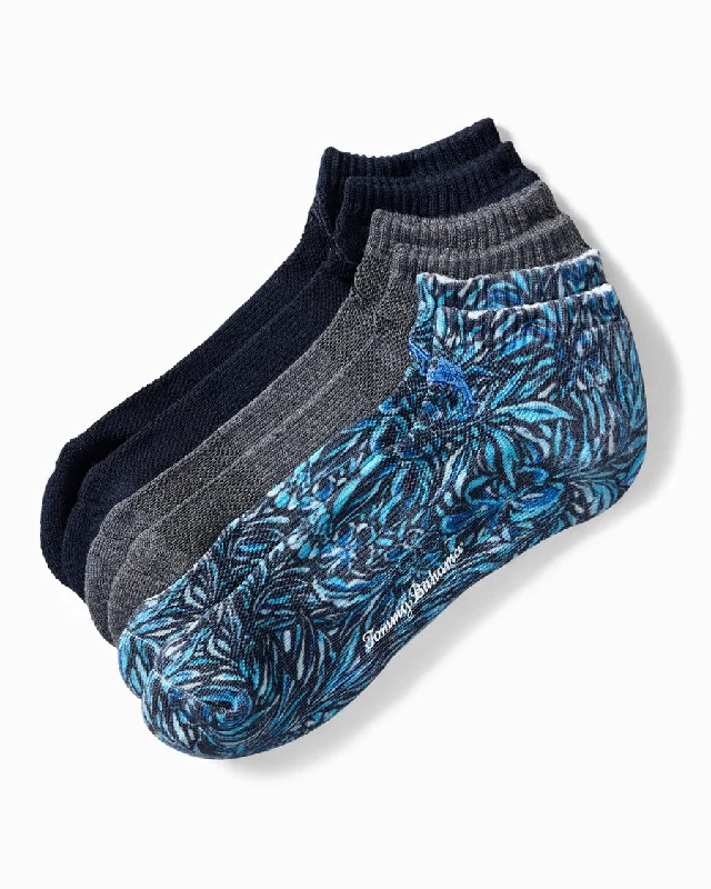 Tommy Bahama IslandZone Performance Athletic 3 Pack Socks - Multi