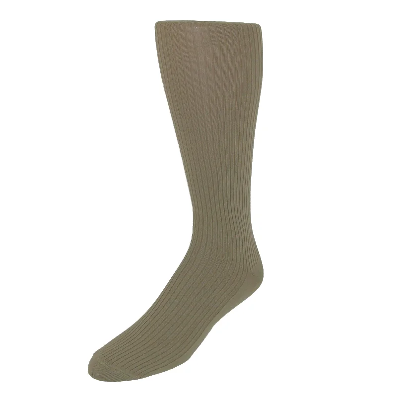 Jefferies Socks Men's Microfiber Over the Calf Dress Socks (2 Pair Pack)