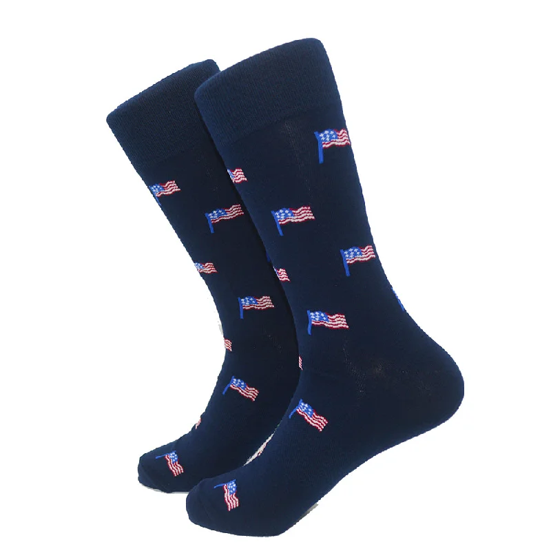 American Flag Socks - Men's Mid Calf