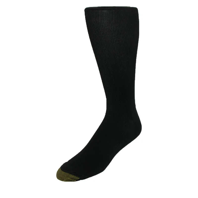 Gold Toe Men's Metropolitan Moisture Control OTC Socks (Pack of 3)