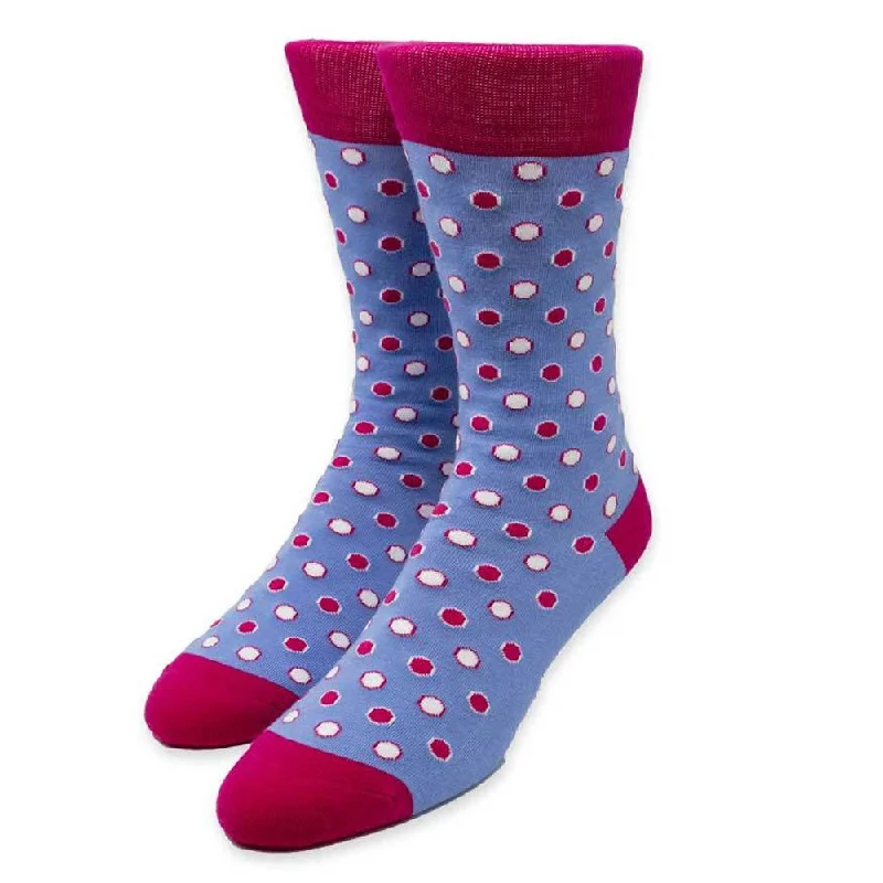 Blue Octagons Men’s Socks