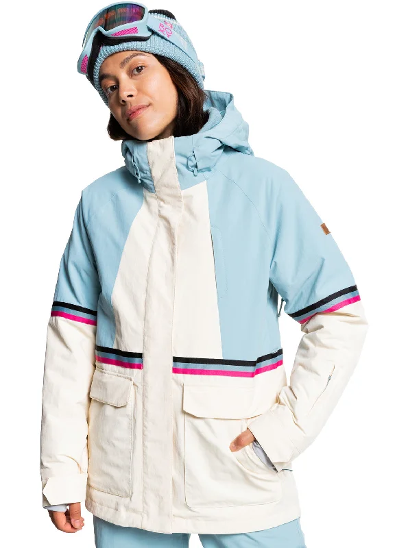 Roxy Ritual Womens Jacket Stone Blue