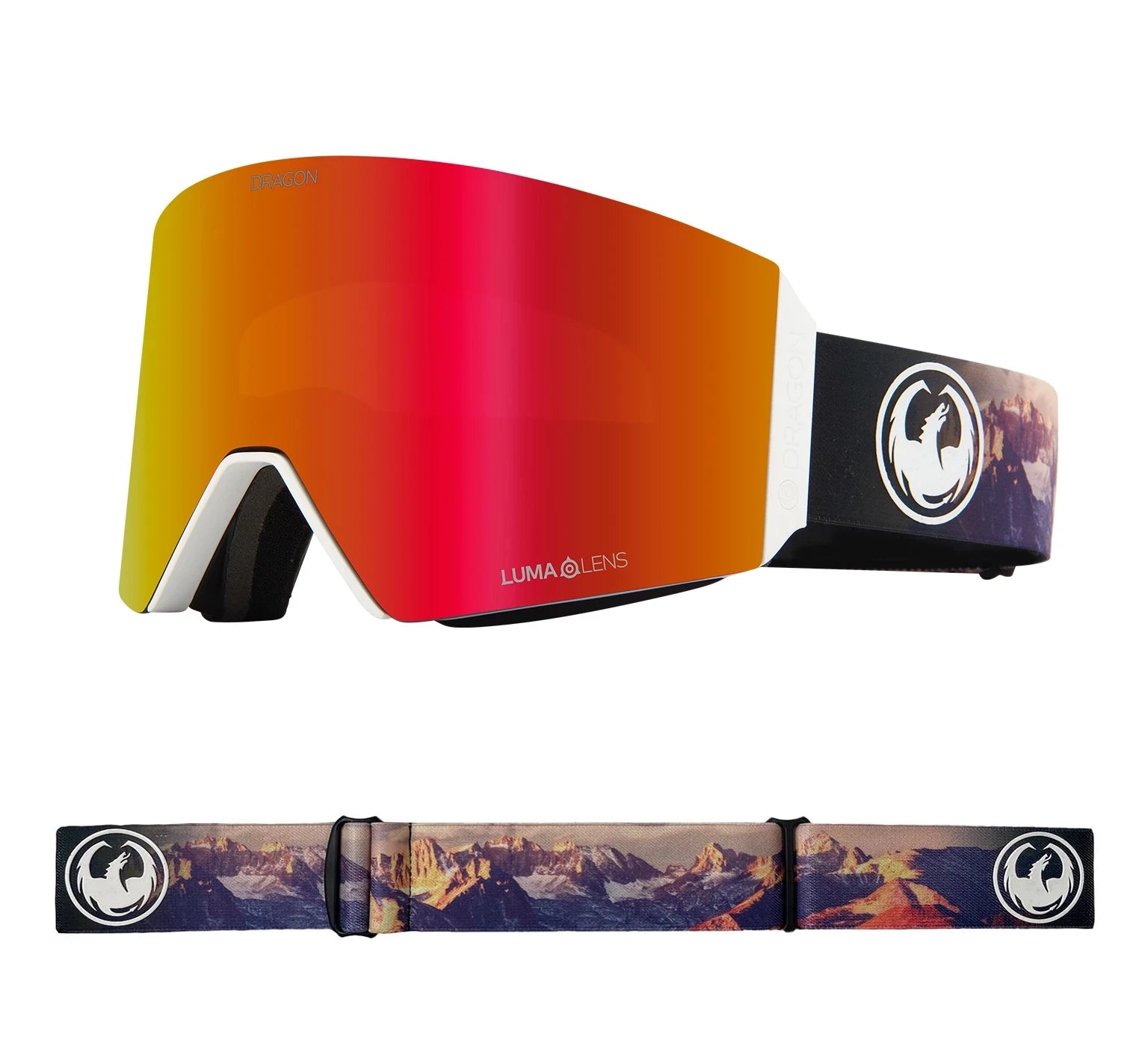 Dragon RVX OTG Snow Goggles 2022 Sierra / Lumalens Red ion + Spare Lens