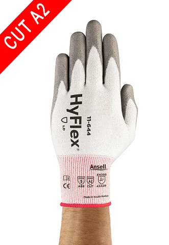 Ansell HyFlex 11-644,12 Pair, PU Coated, A2 Cut Resistant Gloves