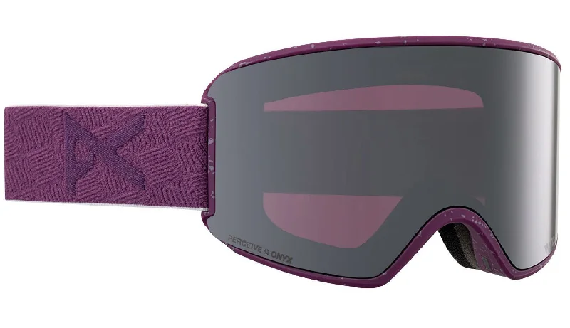 Anon WM3 Goggles & MFI Face Mask & Spare Lens Low Bridge Fit 2024 Grape / Perceive Sun Onyx Lens