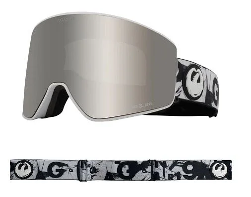 Dragon PXV2 Snow Goggles Low Bridge Gigi Ruf Sig 23 / Lumalens Silver Ion + Lumalens Amber