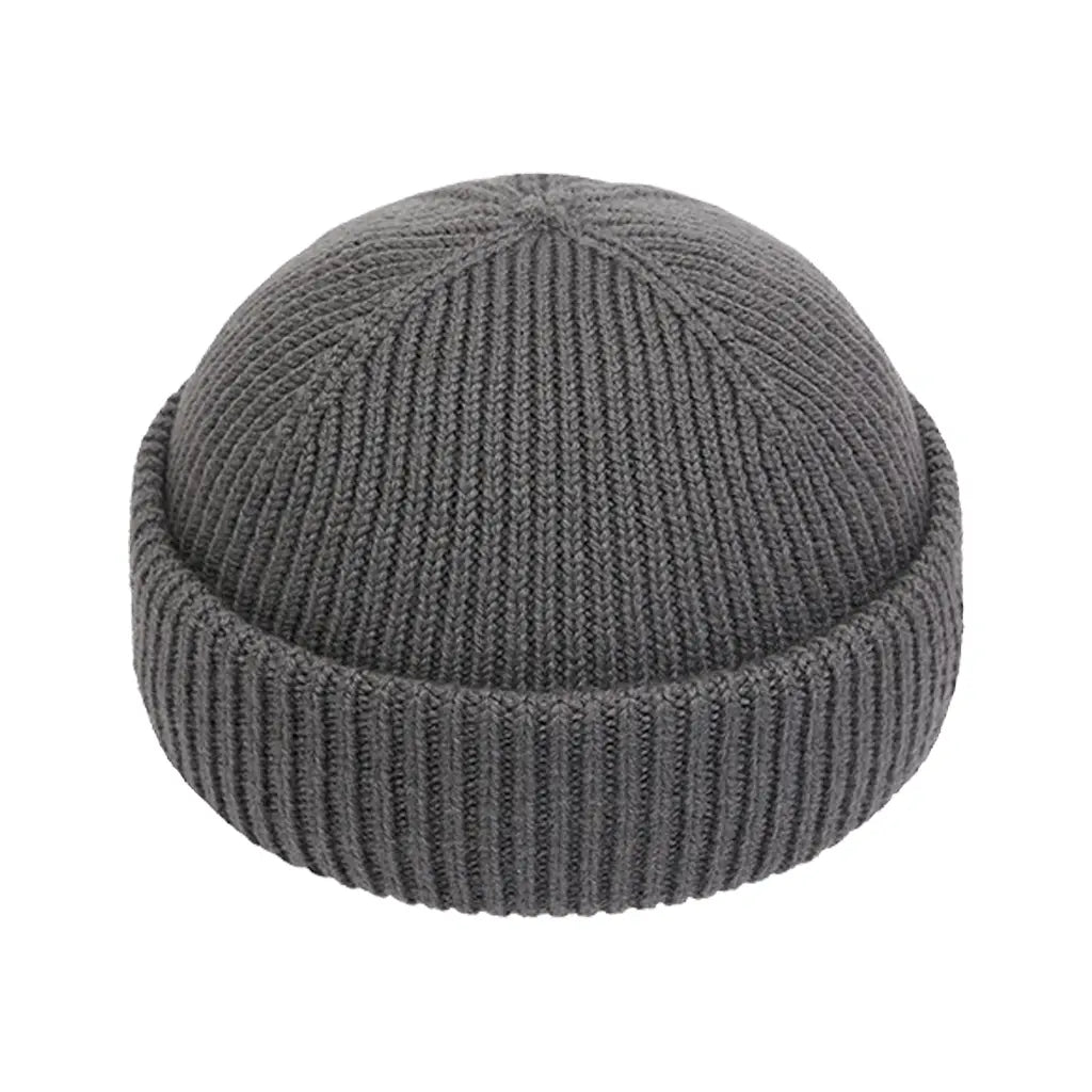 DARK GREY SHORT BEANIE