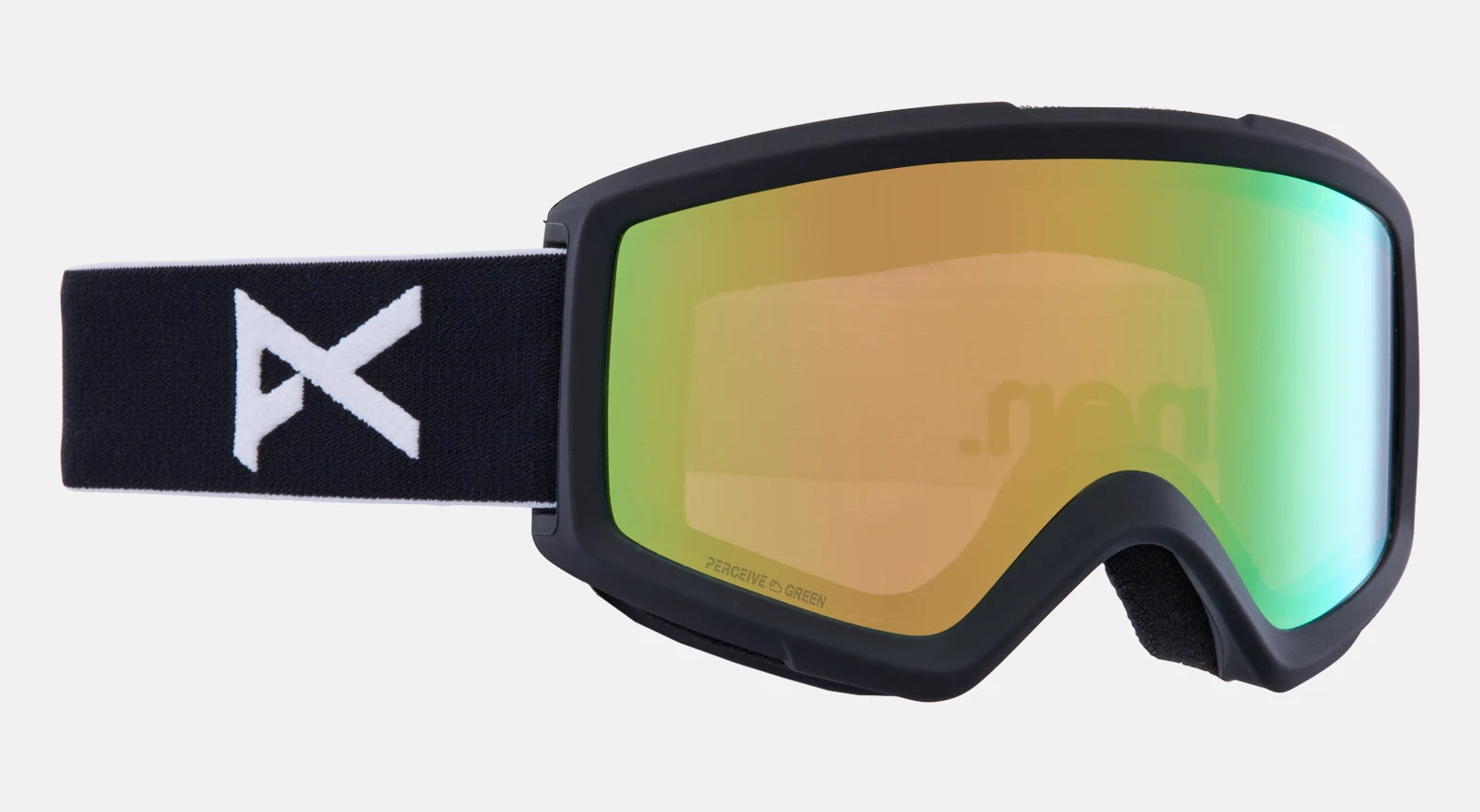 Anon Helix 2.0 Goggles & Spare Lens Black / Perceive Variable Green Lens