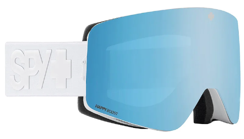 Spy Marauder Elite Goggles Matte White / Happy Boost Bronze Happy Blue Spectra Mirror + Spare Lens