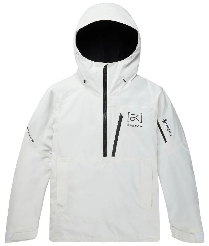 Burton [AK] Velocity GORE-TEX Mens Anorak Jacket Stout White