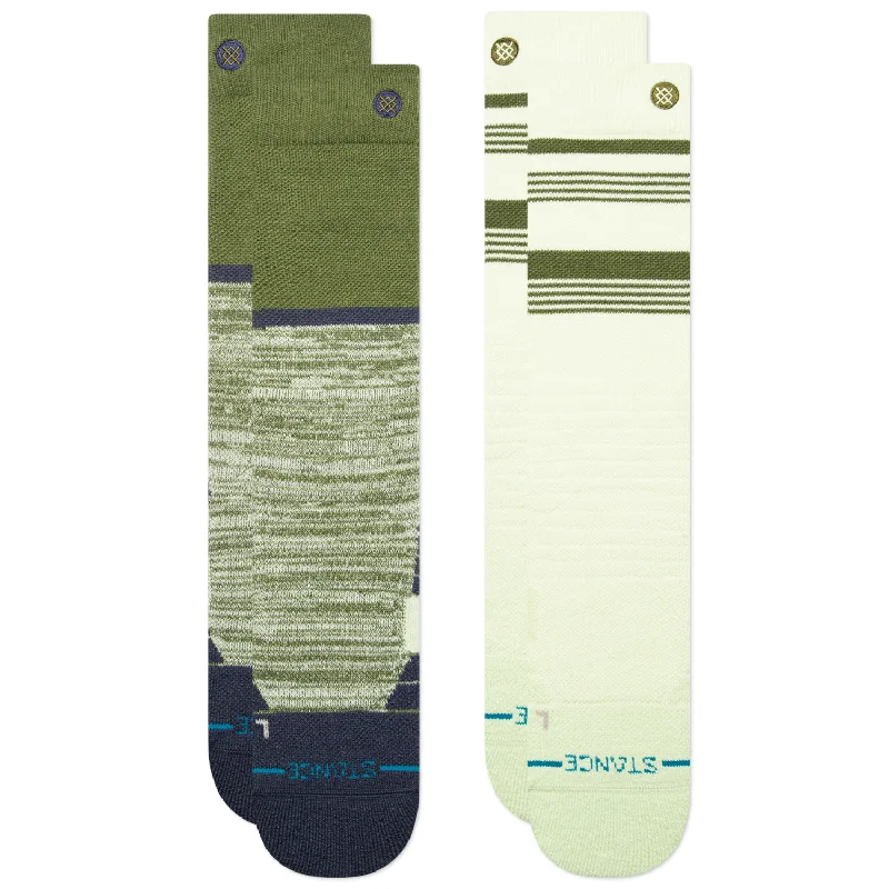 Stance Backside Mid Poly Snow Sock 2 Pack 2025 - Men's