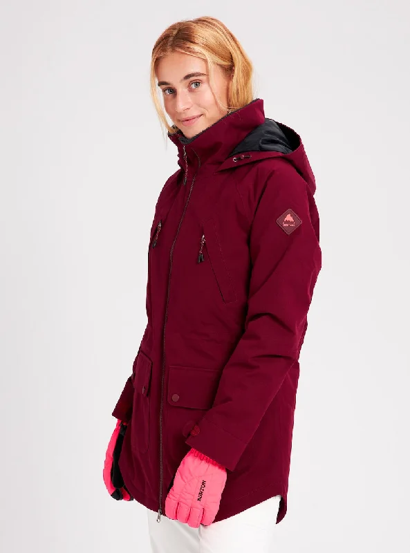 Burton Prowess Womens Jacket Mulled Berry