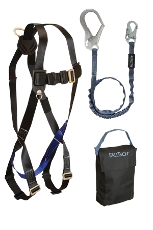 LANYARD HARNESS COMBO, CARRY KIT KIT075935P, FALLTECH, 6FT