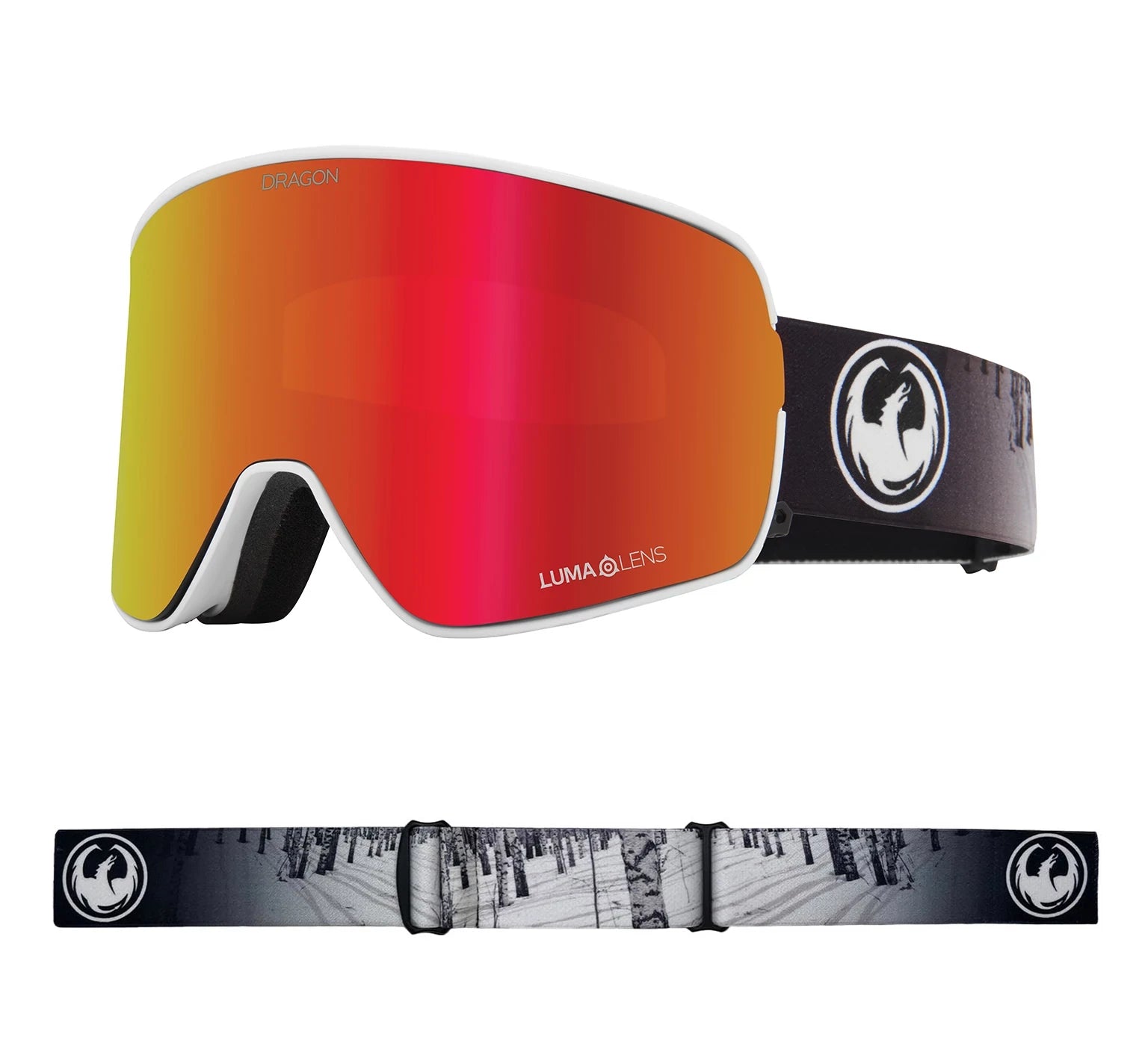 Dragon NFX2 Snow Goggles 2022 The Calm / Lumalens Red Ion + Spare Lens