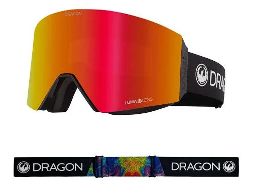 Dragon RVX MAG OTG Snow Goggles Low Bridge Thermal / Lumalens Red Ion + Lumalens Rose