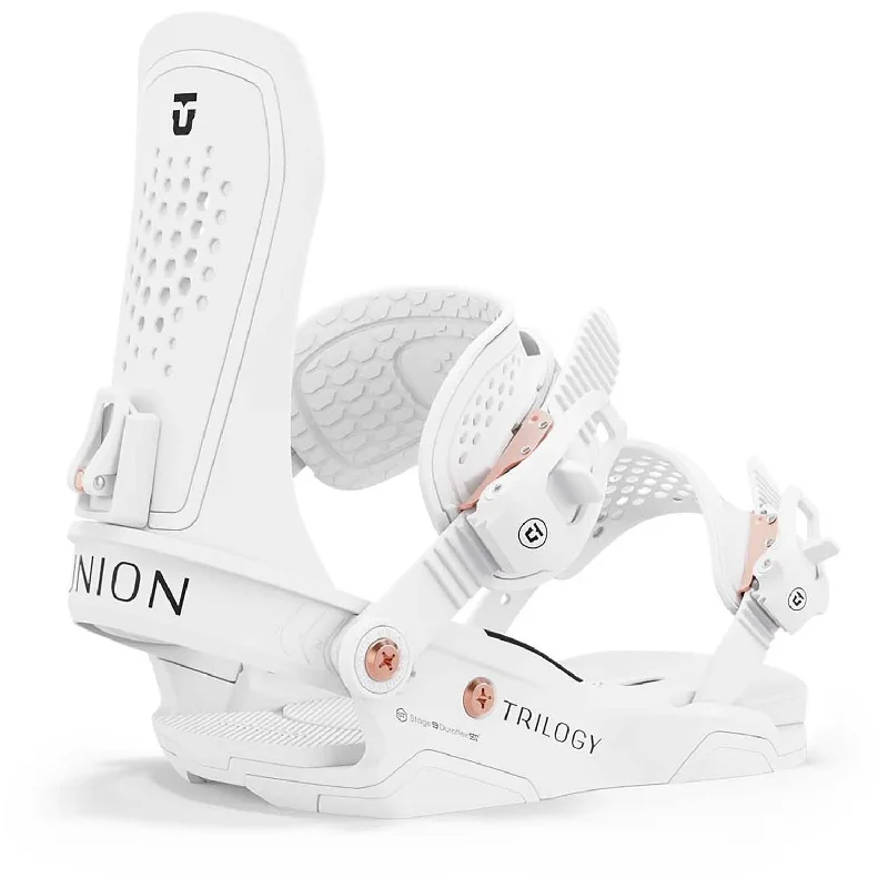 Union Trilogy Snowboard Bindings Womens 2025 White