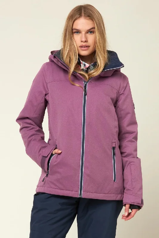 ONeill Vauxite 2.0 Womens Jacket Berry Conserve