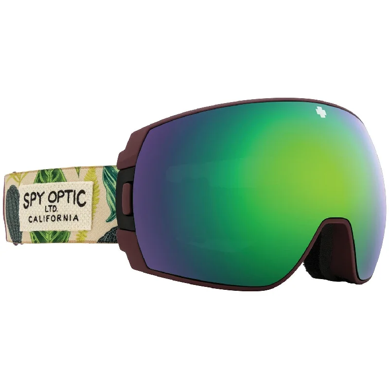 Spy Legacy SE Goggles Botanical HD Plus Bronze with Green Spectra Mirror + Spare Lens