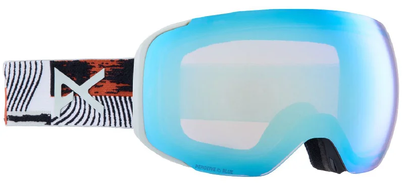 Anon M2 Goggles MFI Face mask & Spare Lens Mens 2023 Crossgrain / Perceive Variable Blue Lens