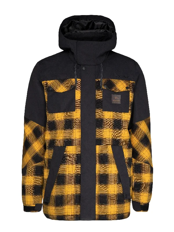 Protest Fox Jacket Mens Dark Yellow