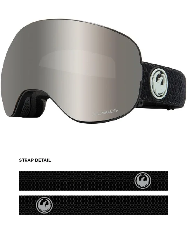 Dragon X2 Snow Goggles Split / Lumalens Silver Ion + Spare Lens