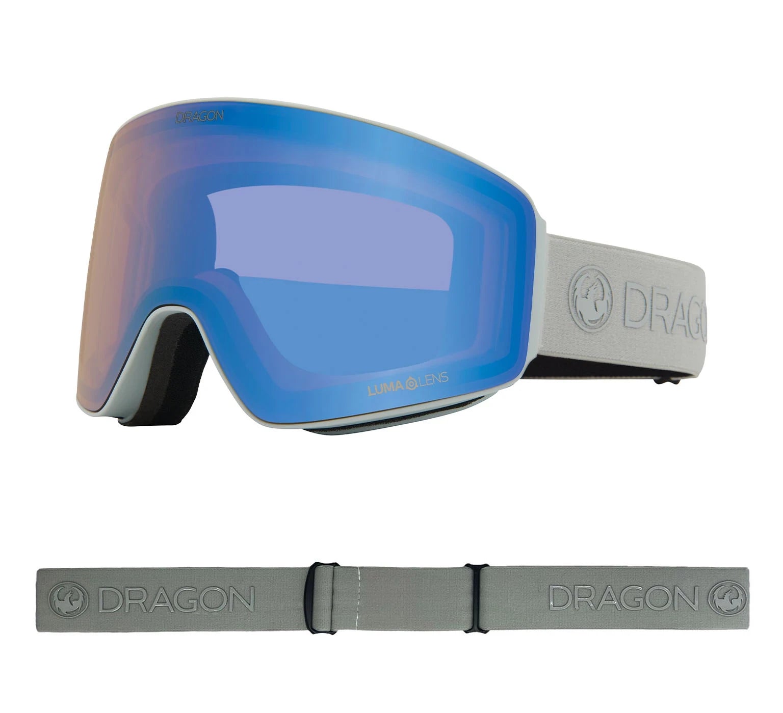 Dragon PXV Snow Goggles 2022 Salt / Lumalens Flash Blue + Spare Lens