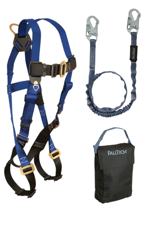 FallTech Back D-ring , Mating Buckles, 6' Internal Lanyard and Gear Bag