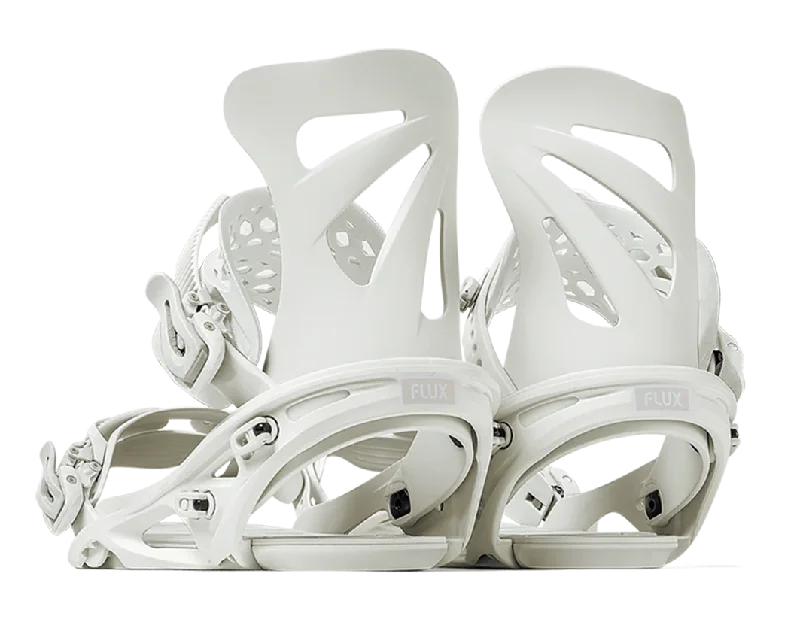 Flux TW Snowboard Bindings Mens 2025 Off White