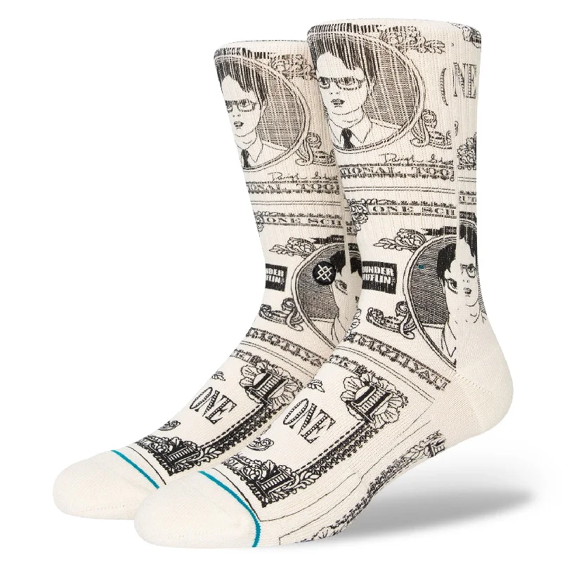 Stance Schrute Bucks Crew Socks