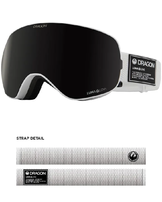 Dragon X2S Snow Goggles Azimuth / Lumalens Midnight + Spare Lens