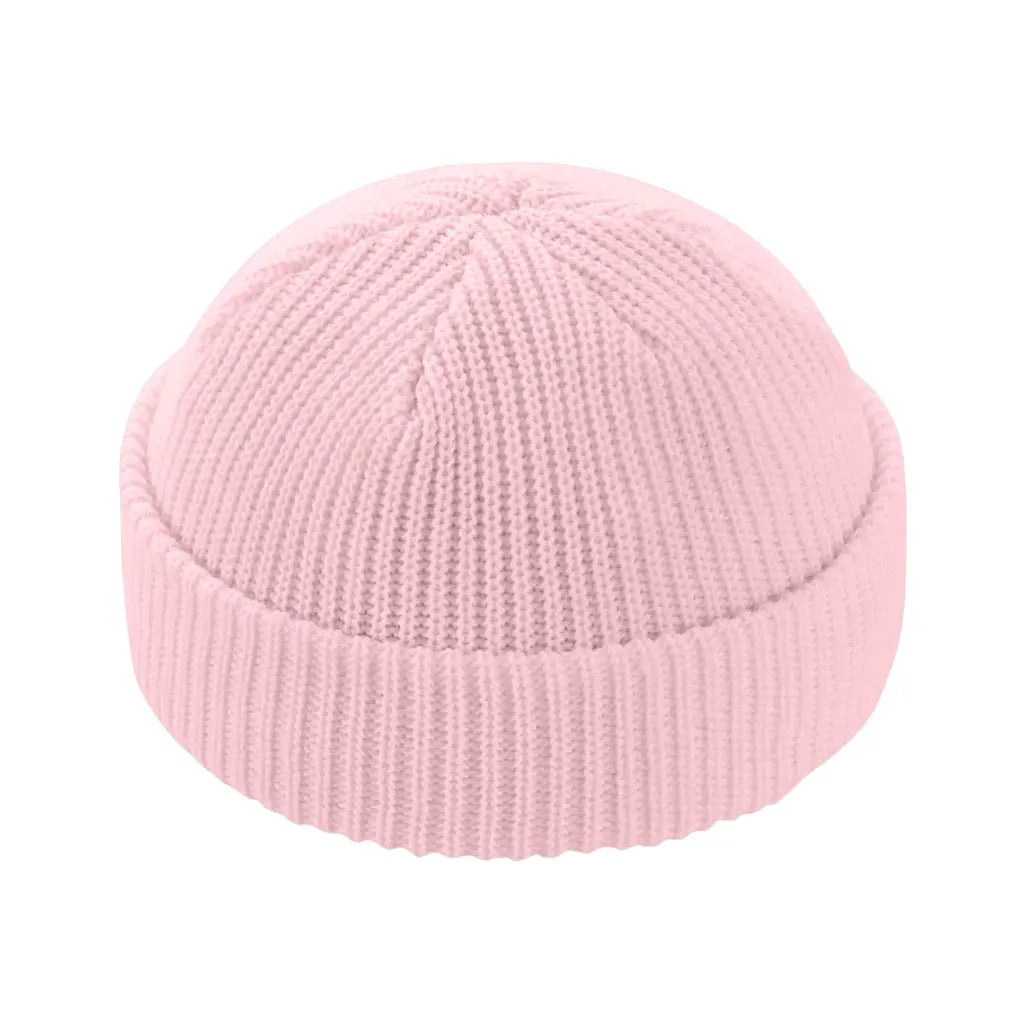 ROSE PINK FISHERMAN BEANIE