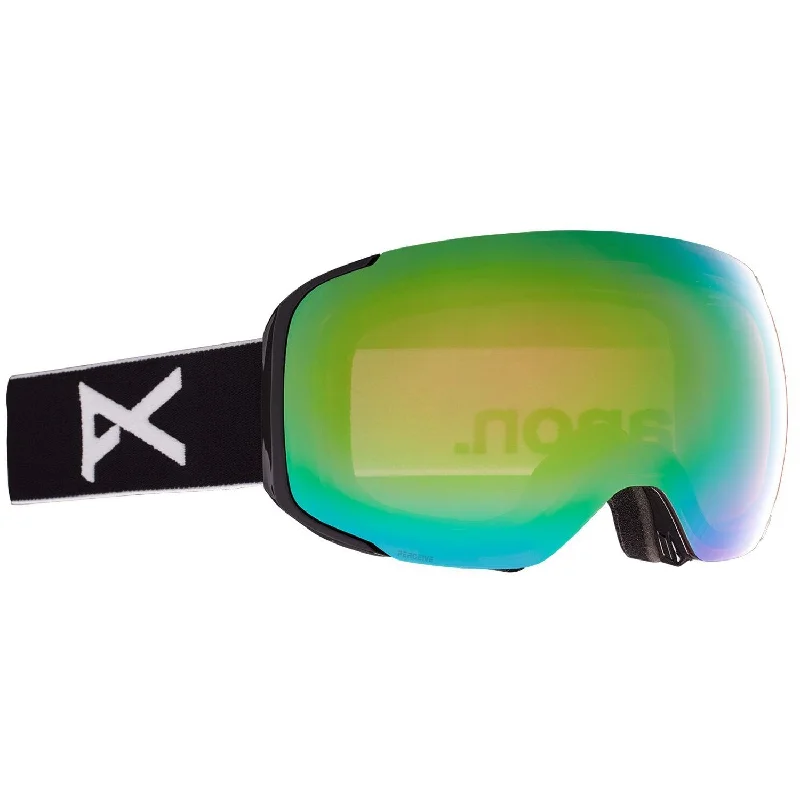 Anon M2 Goggles MFI Face mask & Spare Lens Mens 2023 Black / Perceive Variable Green Lens