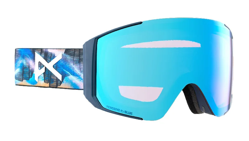 Anon Sync Goggles Low Bridge Fit Chet Malinow / Perceive Variable Blue Lens