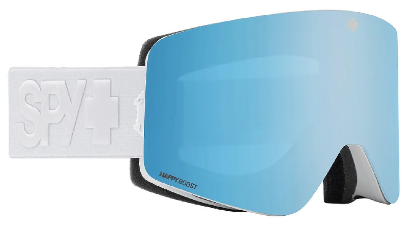 Spy Marauder Goggles Asian Fit White / Happy Boost Bronze Happy Blue Spectra Mirror + Spare Lens