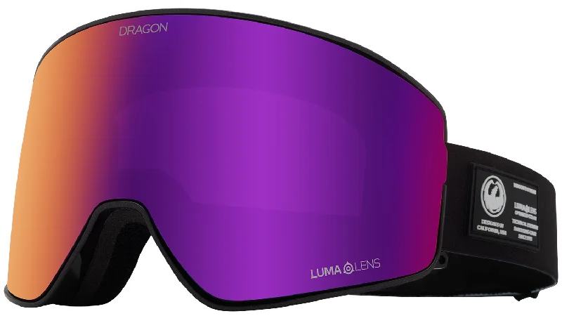 Dragon PXV2 Snow Goggles Black Pearl / Lumalens Purple Ion + Lumalens Amber