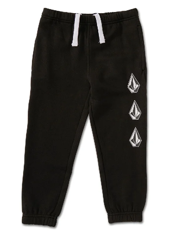 Volcom Kids Toddlers Iconic Stone Fleece Pant Black