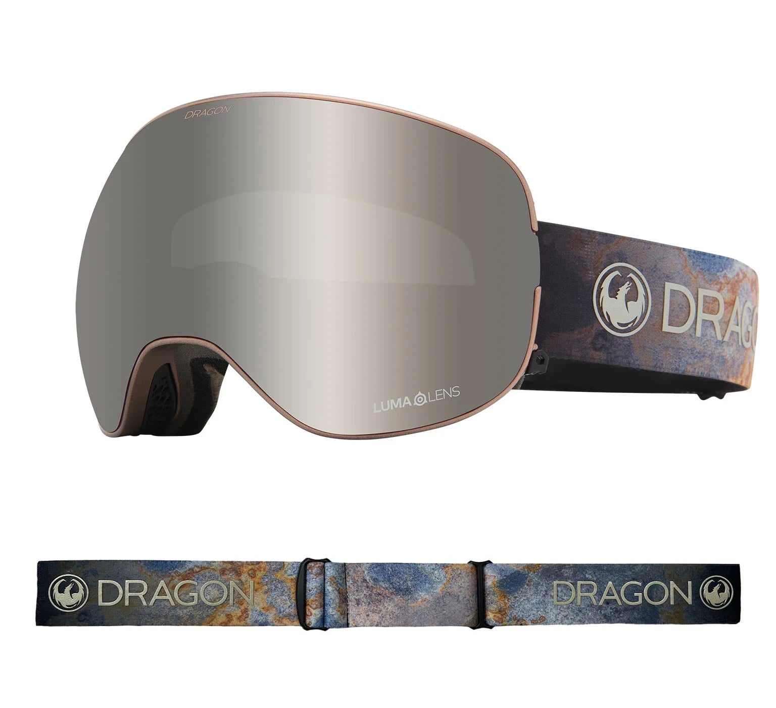 Dragon X2 Snow Goggles 2022 Slate / Lumalens Silver Ion + Spare Lens