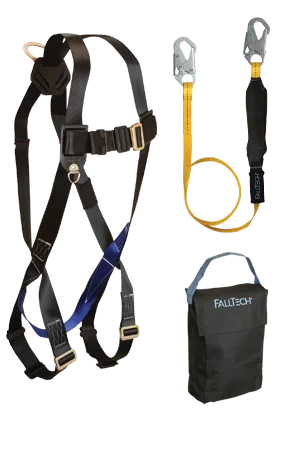 FallTech KIT076LT5P Carry Kit - 7007 Harness, Lanyard, Storage Bag