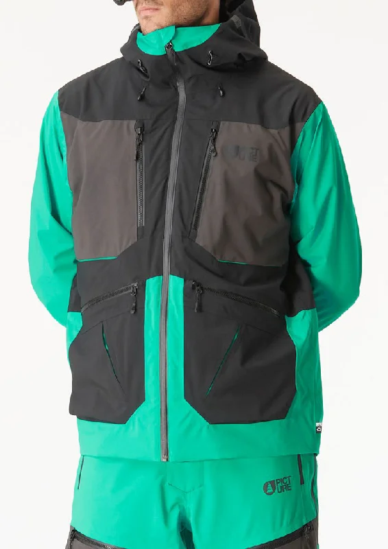 Picture Organic Naikoon Jacket Mens Spectra Green / Black