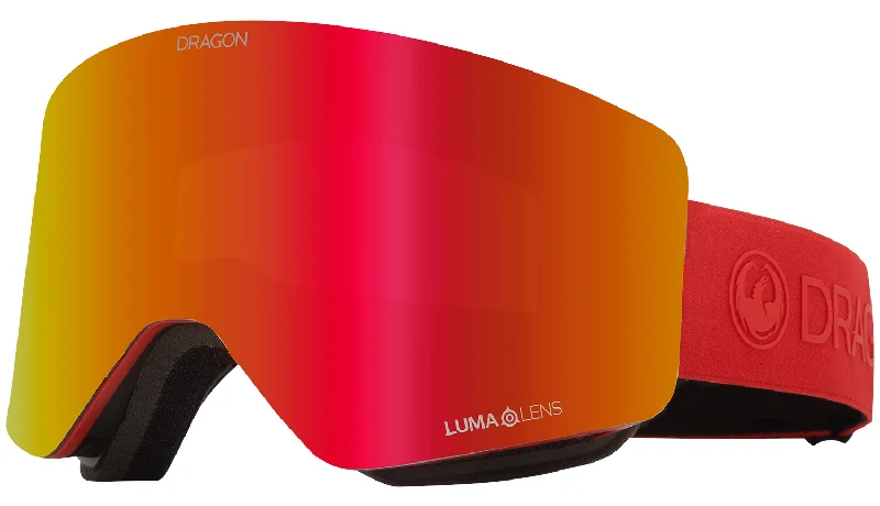 Dragon R1 OTG Snow Goggles Saffron / Lumalens Red Ion + Lumalens Rose