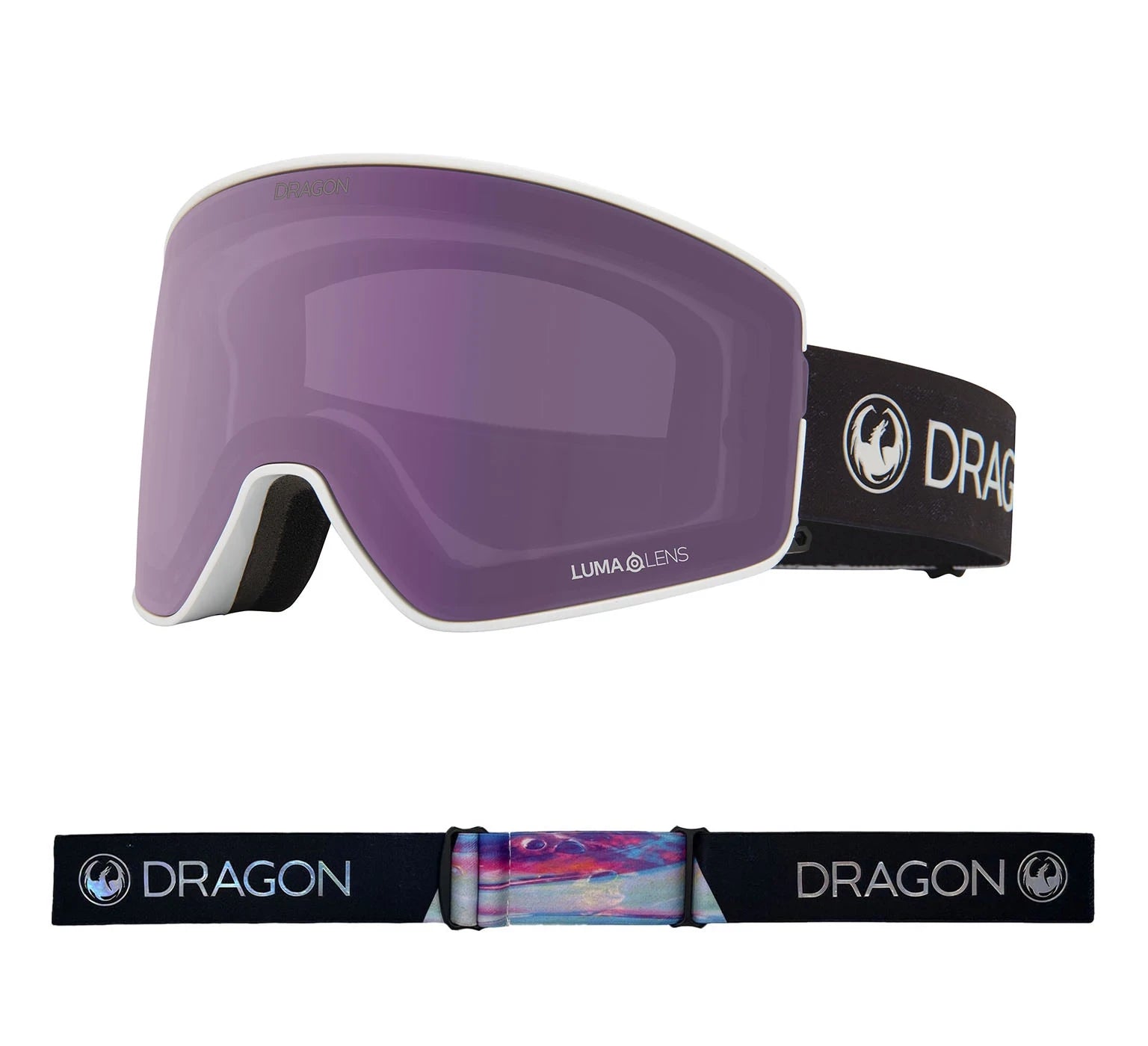 Dragon PXV2 Snow Goggles 2022 Pearl / Lumalens Violet Ion + Spare Lens