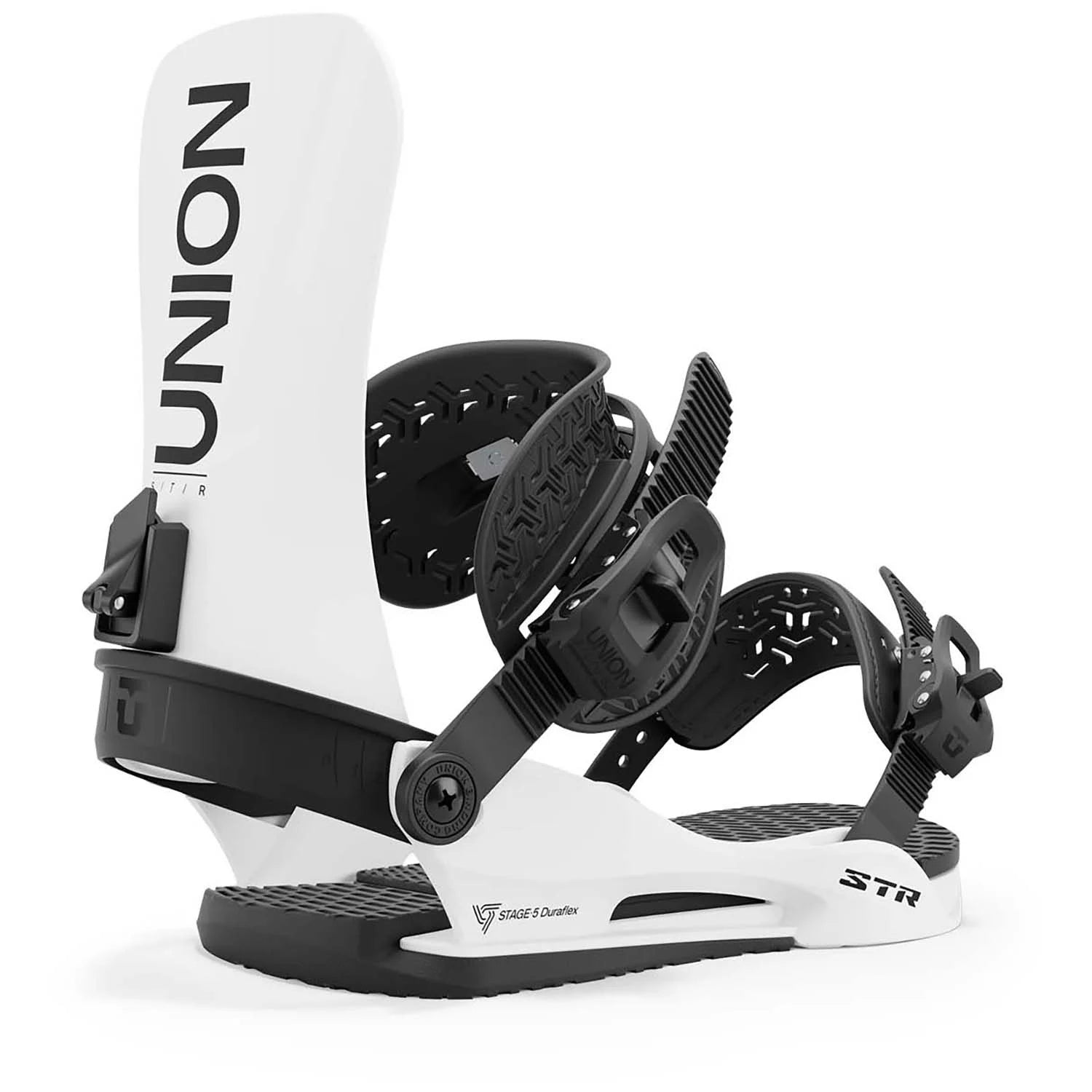 Union STR Snowboard Bindings Mens 2025 White