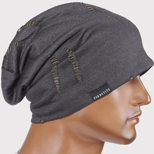 Men Distressed Beanie Hat for Summer Winter B402