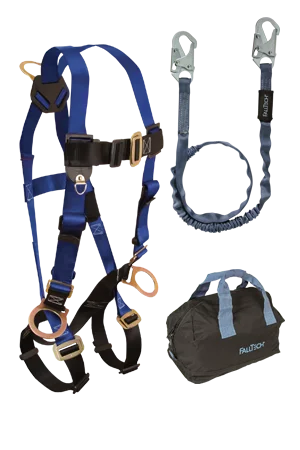 Back and Side D-rings, Mating Buckles, 6' Internal Lanyard and Gear Bag