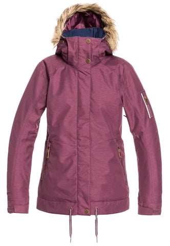 Roxy Meade Womens Jacket Prune