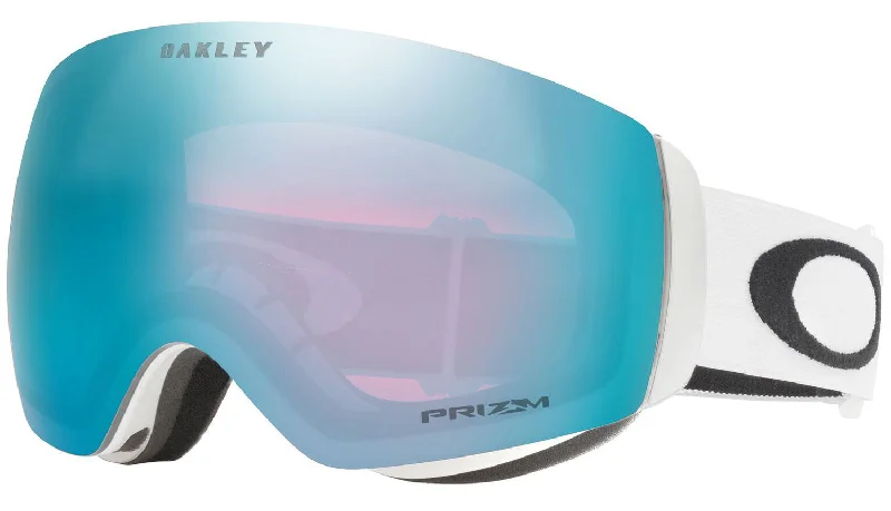 Oakley Flight Deck M Goggles Matte White / Prizm Sapphire Iridium