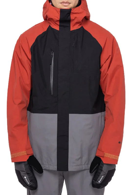 686 Gore-Tex Core Shell Jacket Mens Brick Red