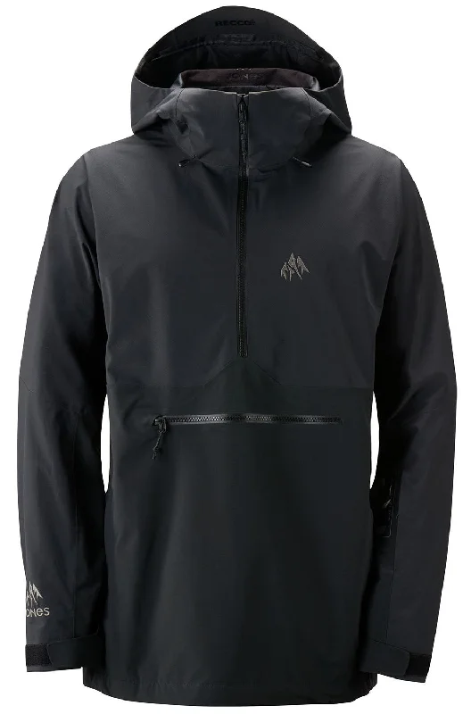 Jones Mountain Surf Anorak Jacket Mens Black