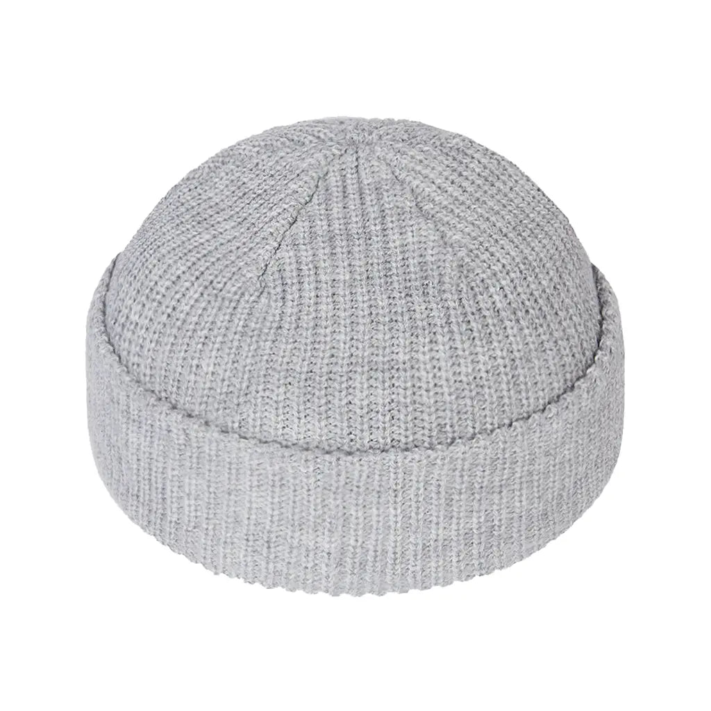 LIGHT GREY FISHERMAN BEANIE