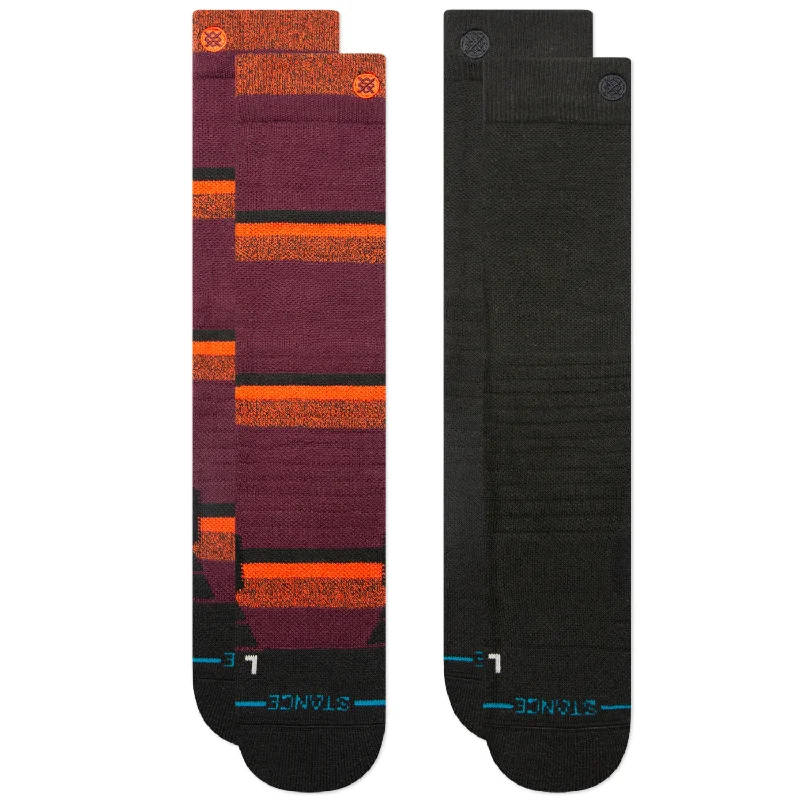 Stance Nightride Mid Poly Snow Sock 2 Pack 2025 - Men's